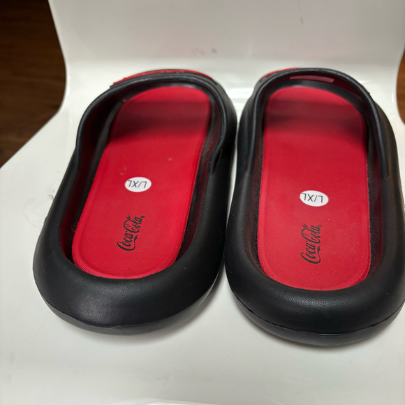 Coca Cola slides sandals mens sz 13 red black - Picture 8 of 12